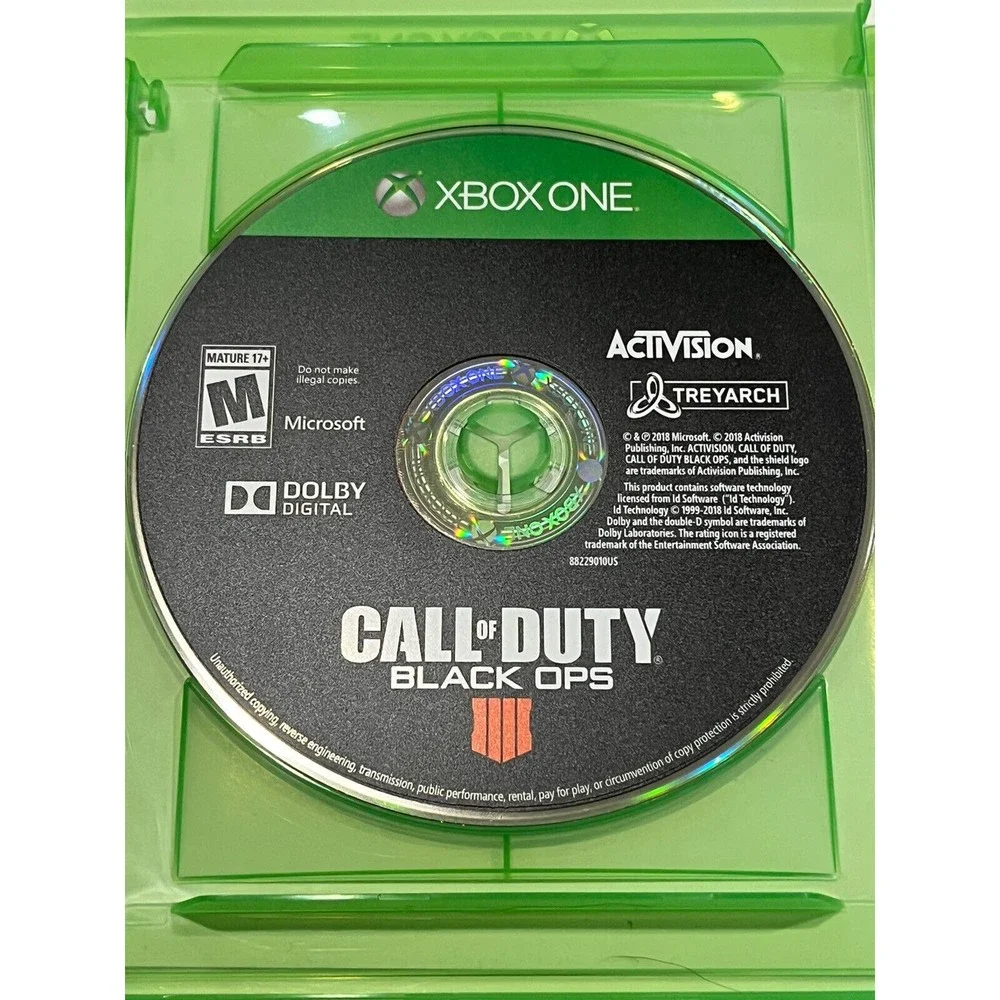 Call of Duty Black Ops 4 - Microsoft Xbox One Very Clean Disk